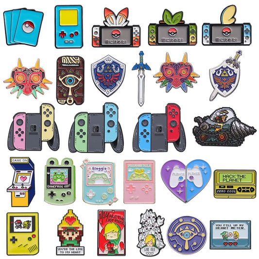 Cartoon Game Pins