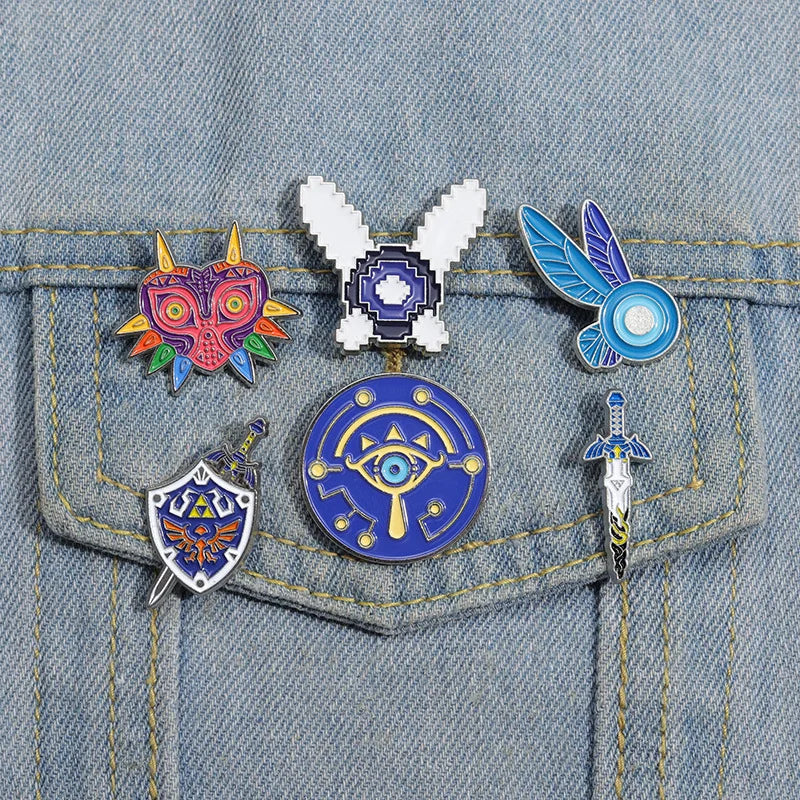 Cartoon Game Pins