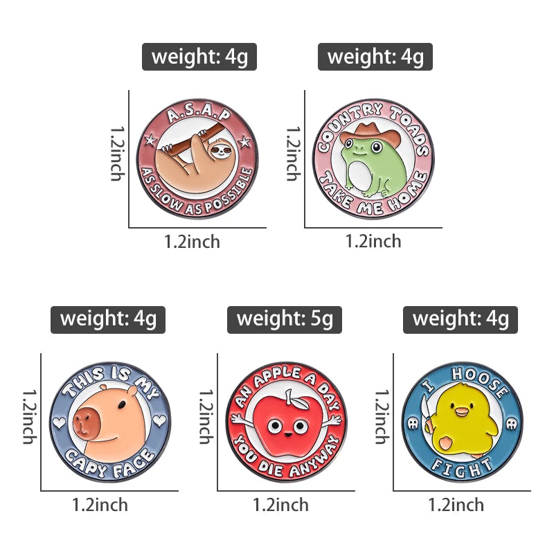 Set Animal Series Pins