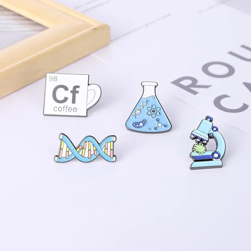 4pcs Science Pins