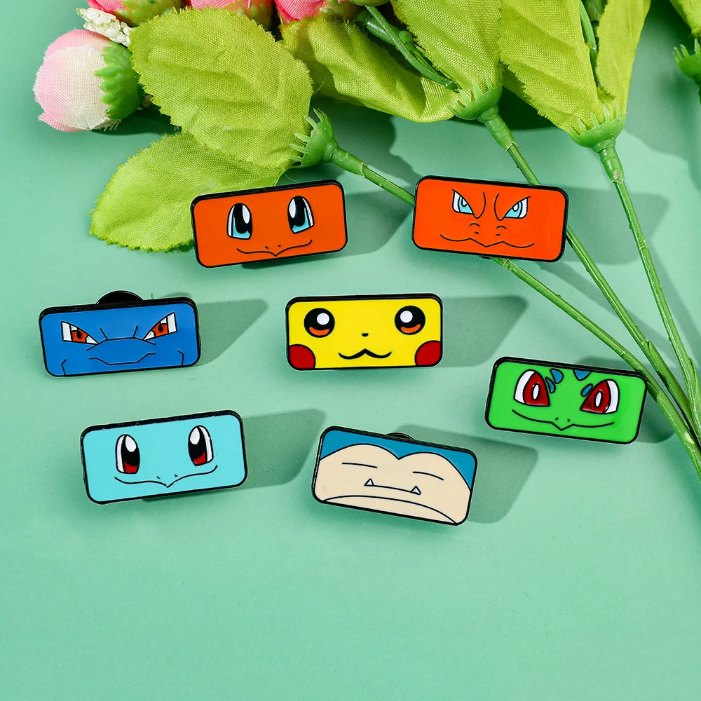 7pcs Creative Square Pokemon