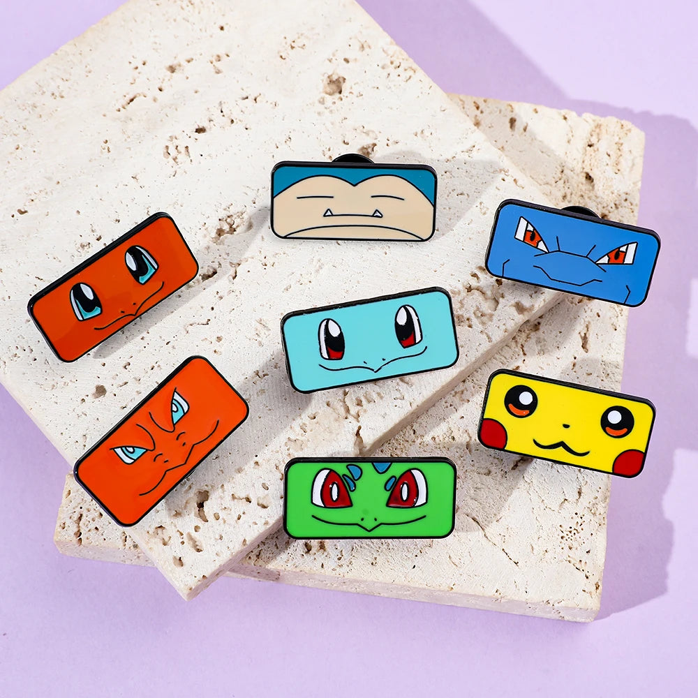 7pcs Creative Square Pokemon