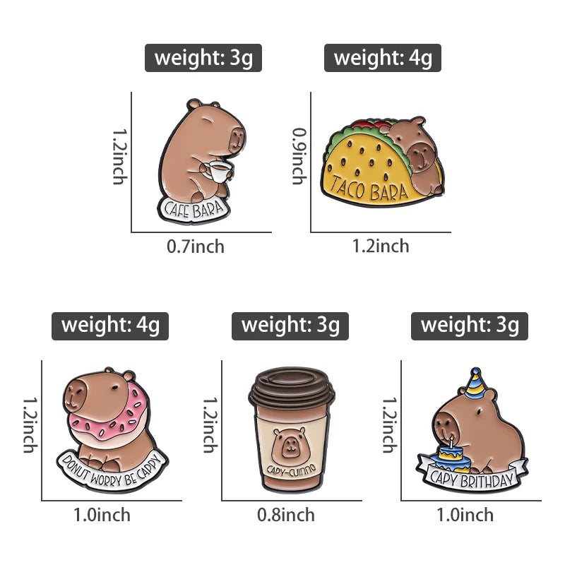 Set Animal Series Pins