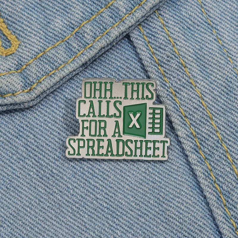 Creative Excel Spreadsheet Pins