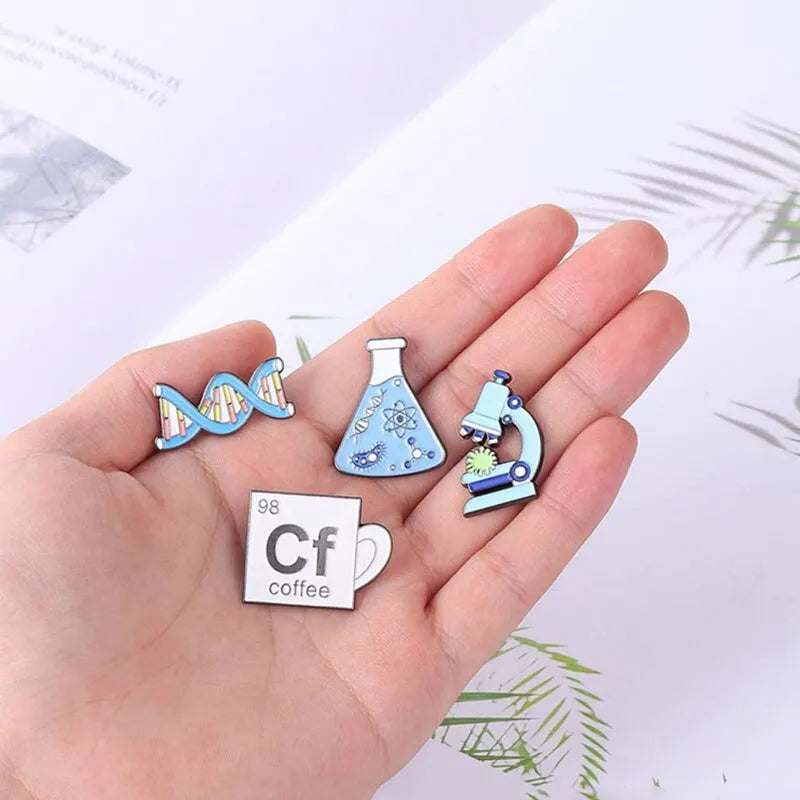 4pcs Science Pins