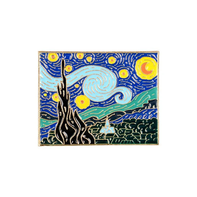 Van Gogh Oil Paintings Pins